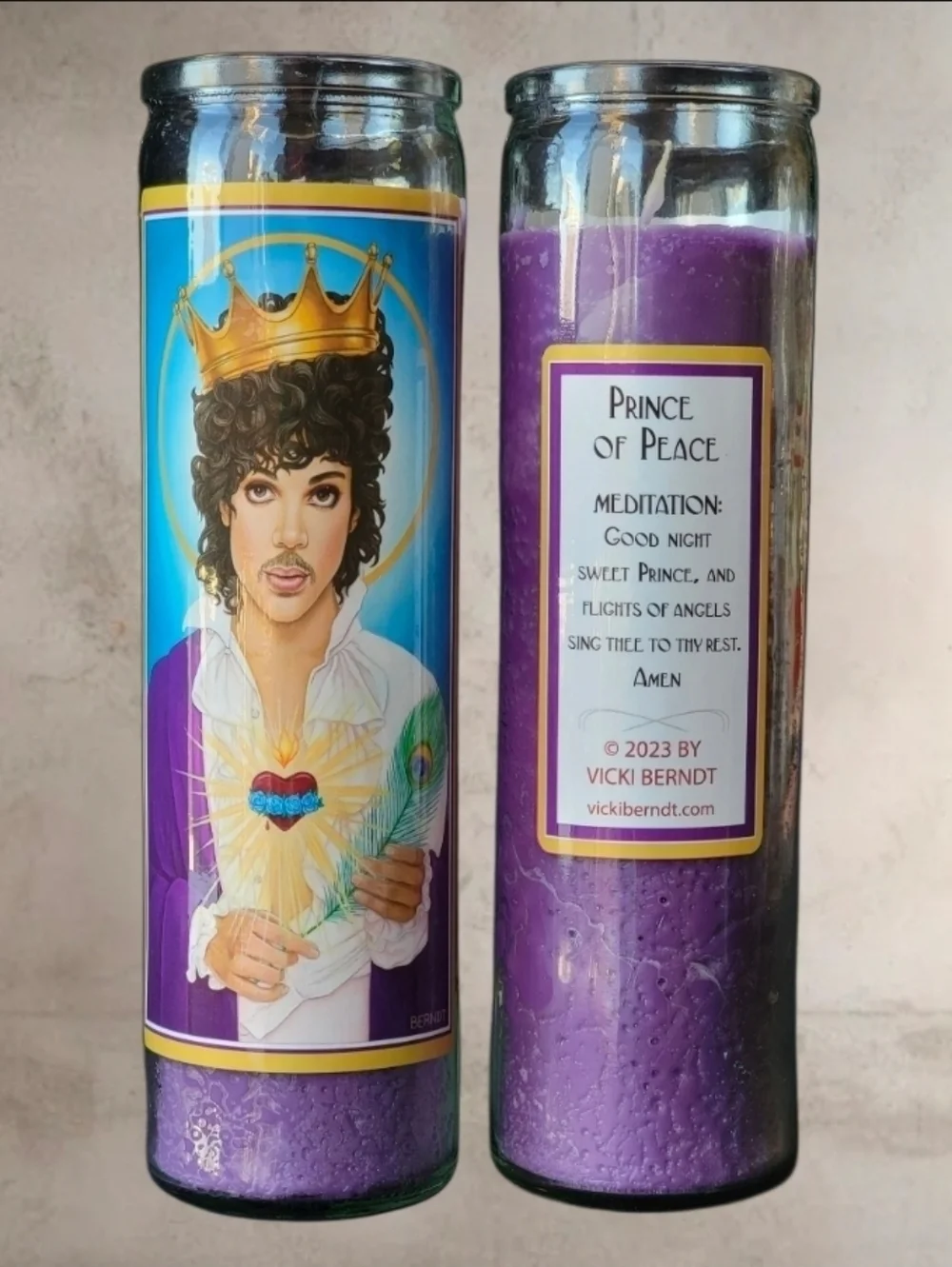 NWOT/ Prince of Peace Candle - Picture 2 of 2
